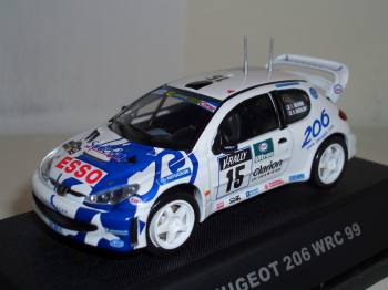 Peugeot 206 WRC V-Rallye 1999 - Jadi mini car 1:43